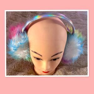 Justice Fluffy Fur Ear Muffs - ONE SIZE